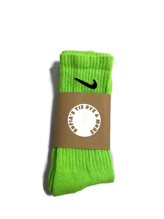 Lime Green Nike Socks